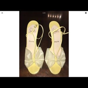 Yellow Luibuton High Heeled Sandals